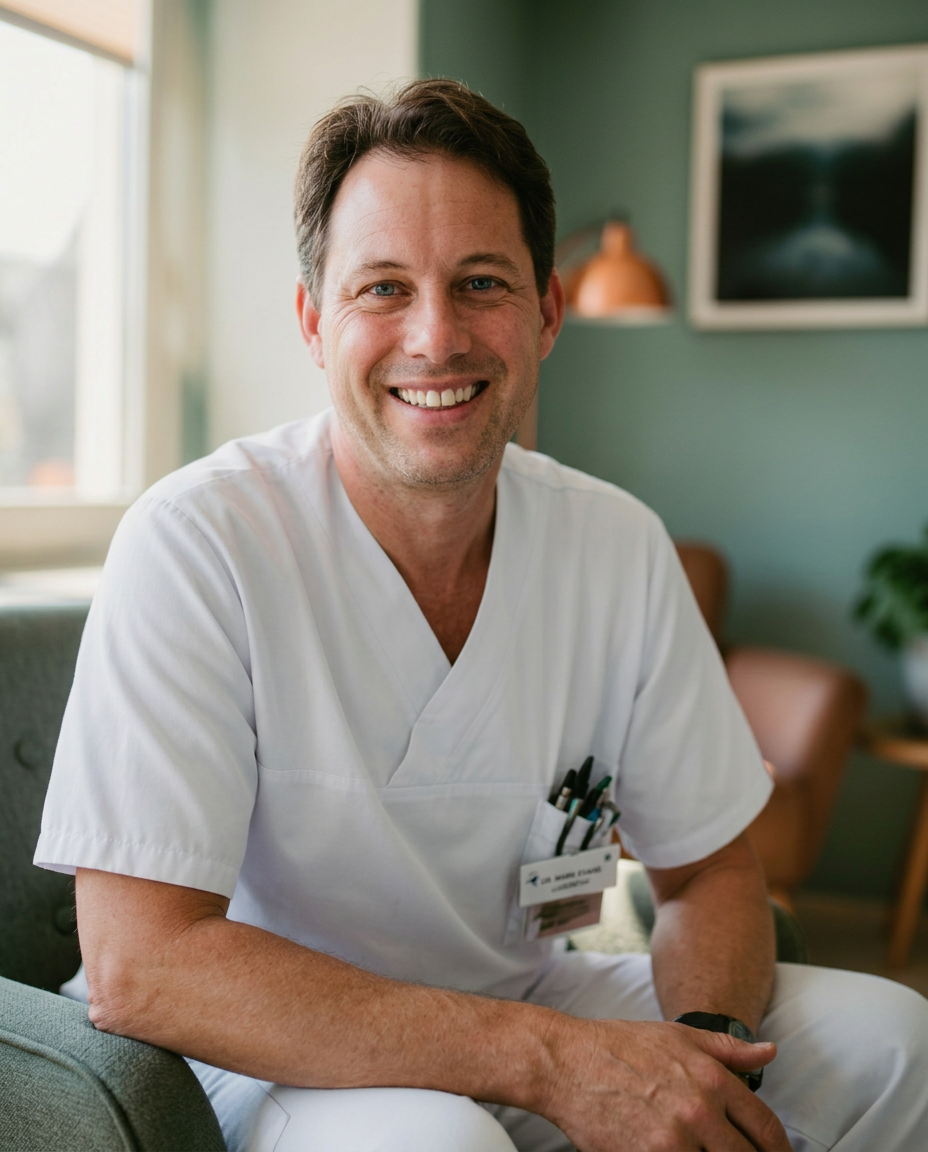 Portrett av Dr. Geir Liang i klinikken